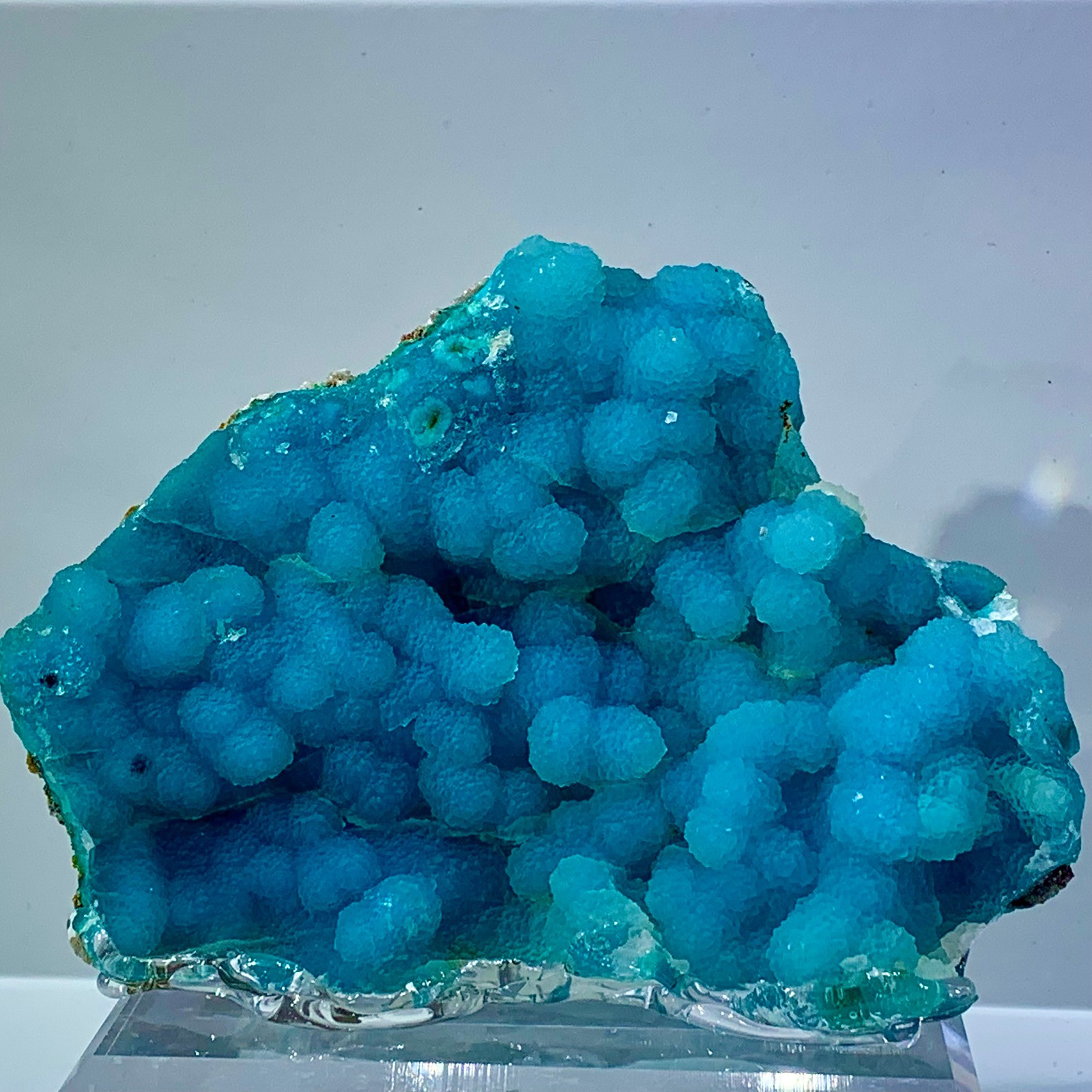 300g Natural spherical hemimorphite Gorgeous rough raw Crystal Mineral Specimen