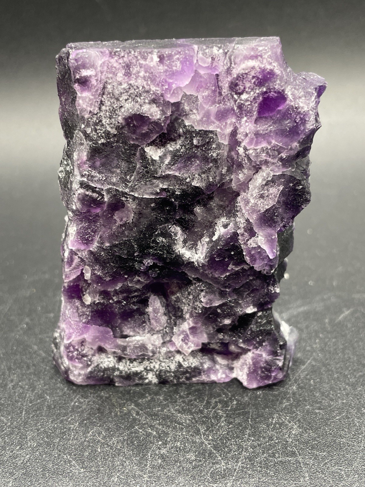 Purple Fluorite Cluster 110g