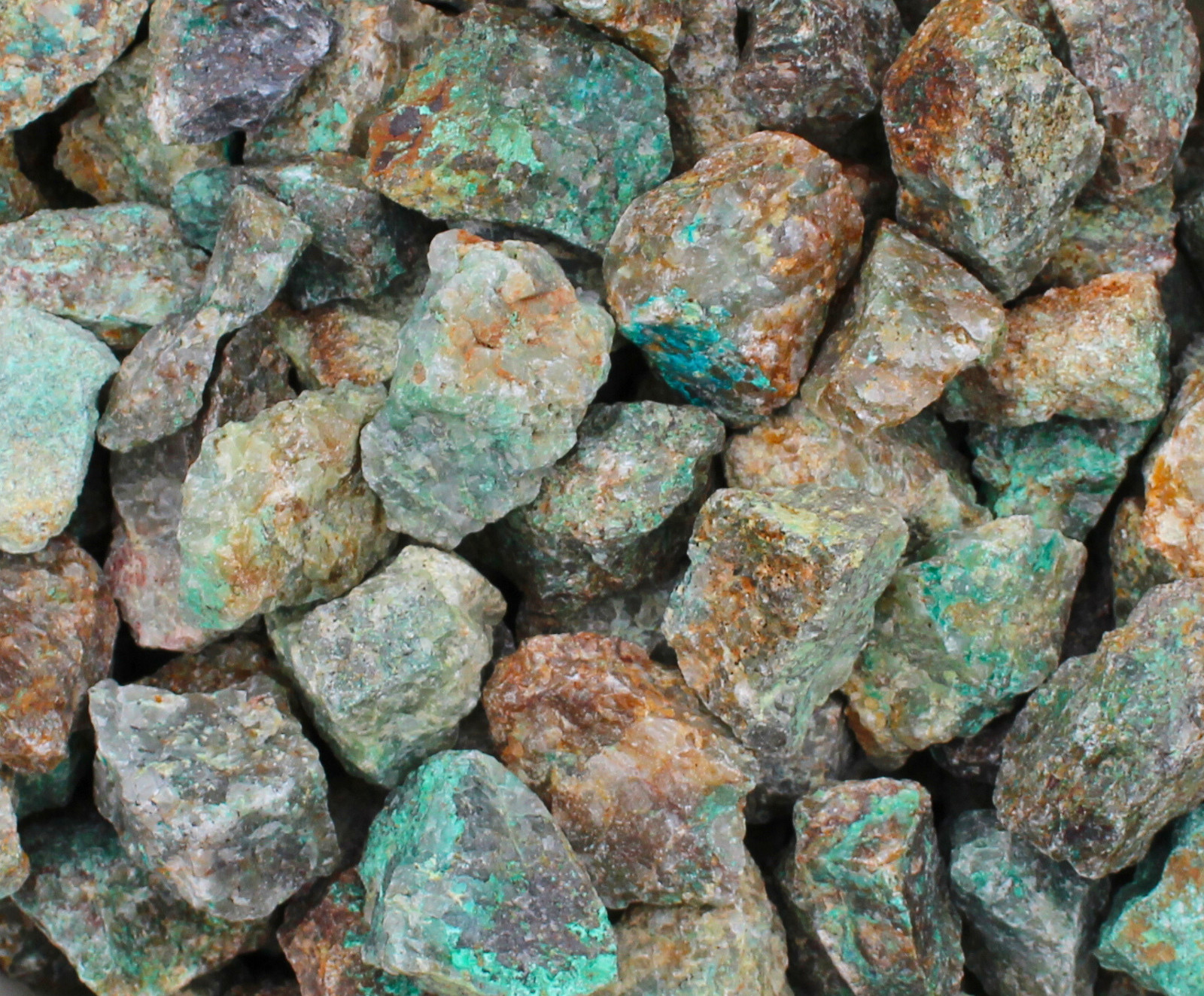 Chrysocolla – Rough Rocks for Tumbling – Bulk Wholesale 1LB options