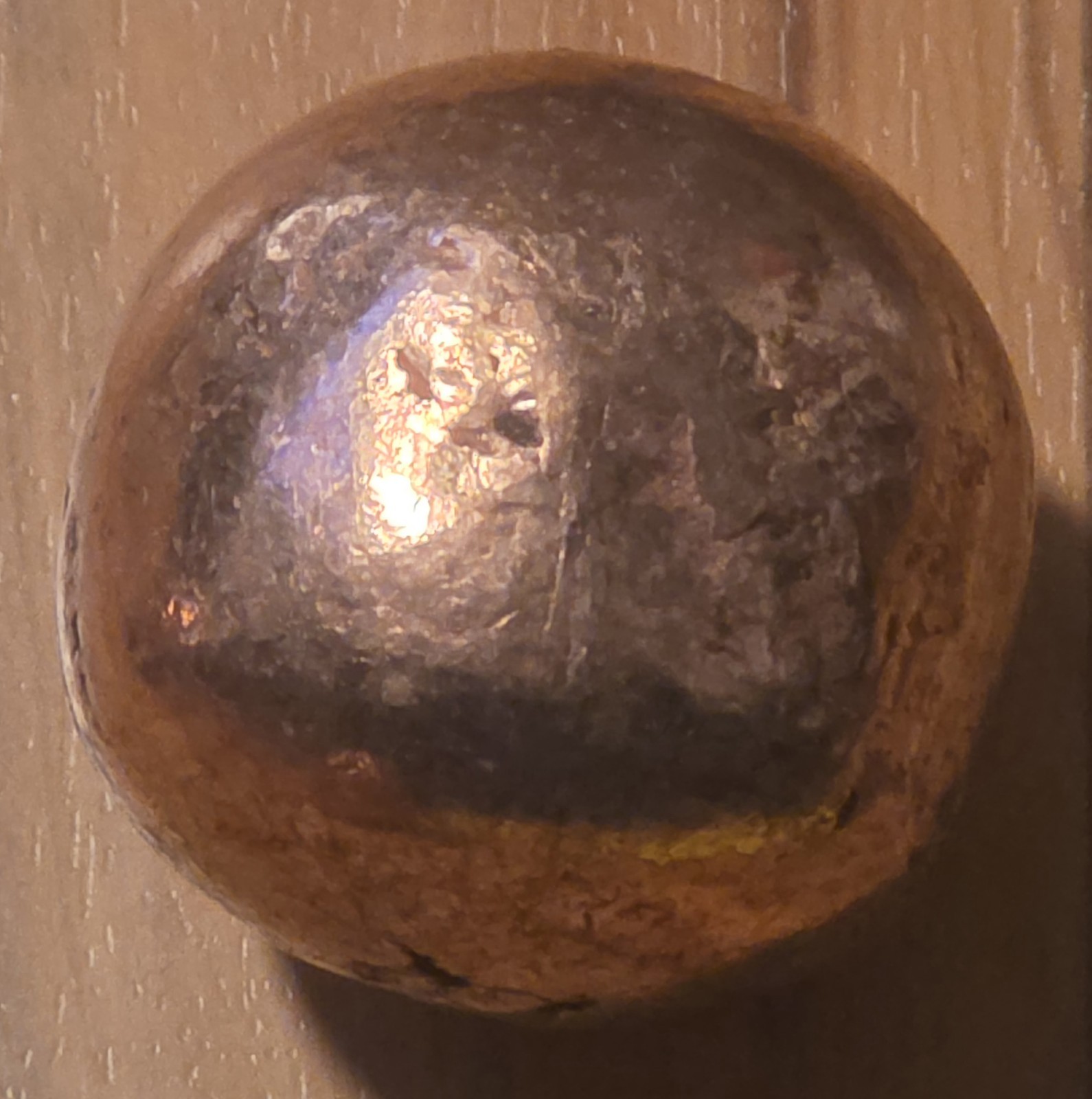 .999 Pure Copper Barrel Sphere, 1+lb, 2″ OD, Intense Healing Powers, Ships Free!