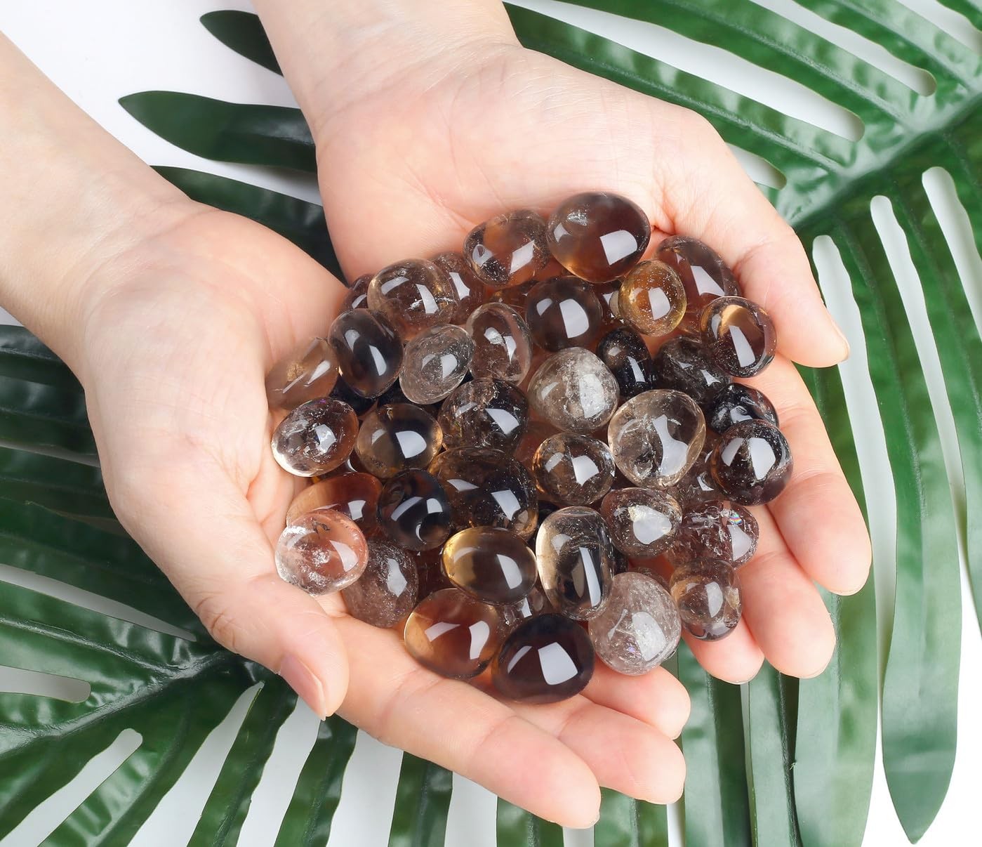 Smoky Quartz Healing Crystals Set – Natural Irregular Stones 0.45 lbs
