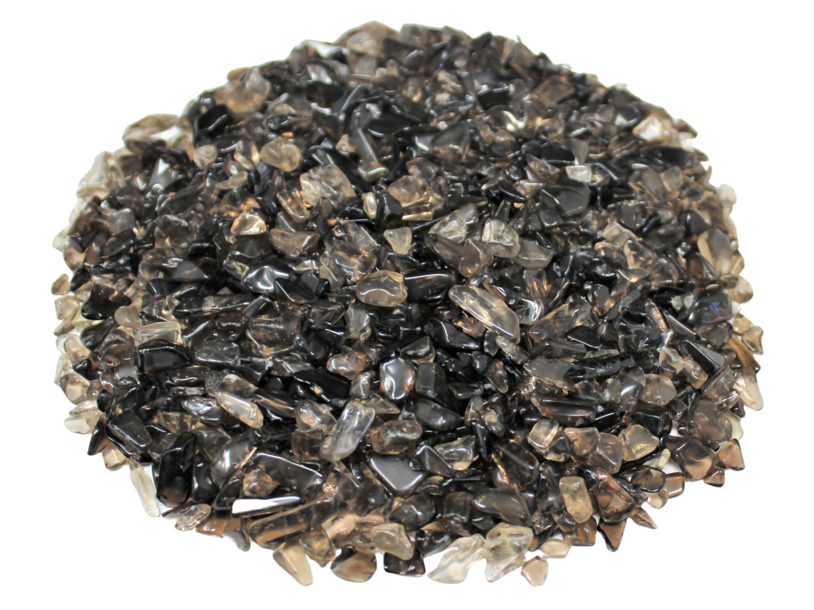 Smoky Quartz Semi Tumbled Gemstone Mini Chips 4 – 7 mm Wholesale Bulk Lots