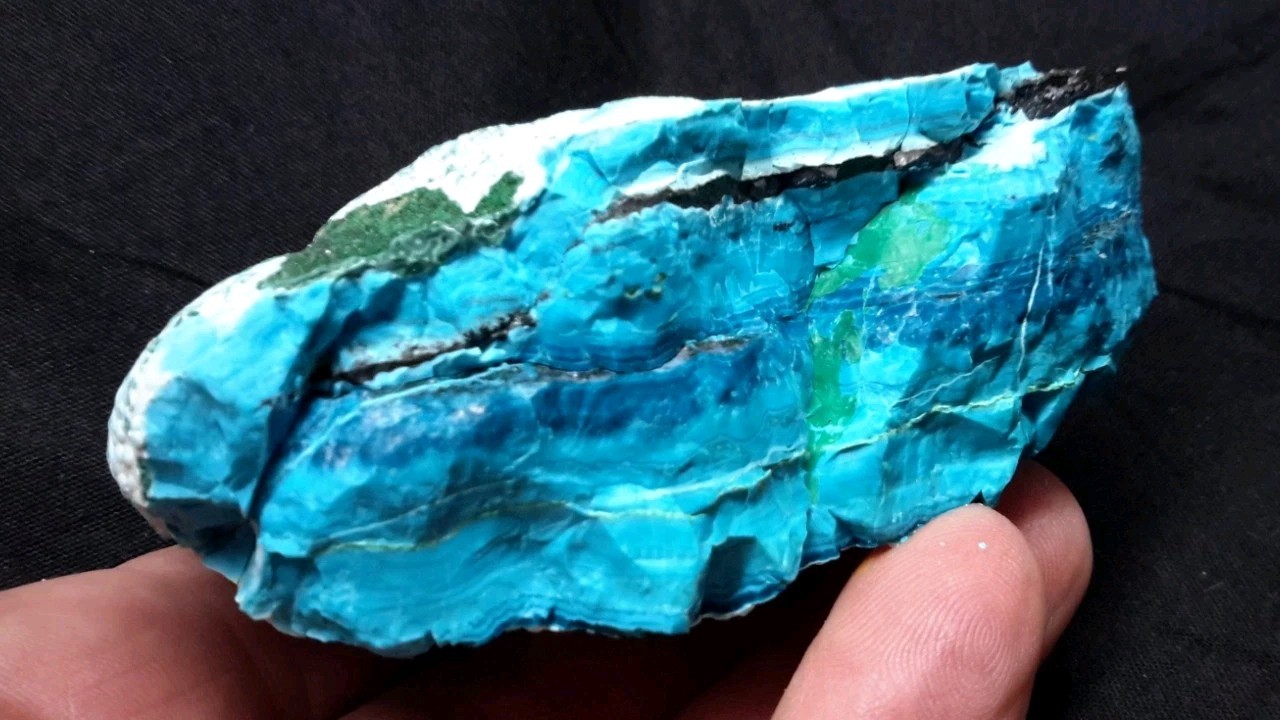 3.25″ CHRYSOCOLLA from Katanga, Democratic Republic of the Congo