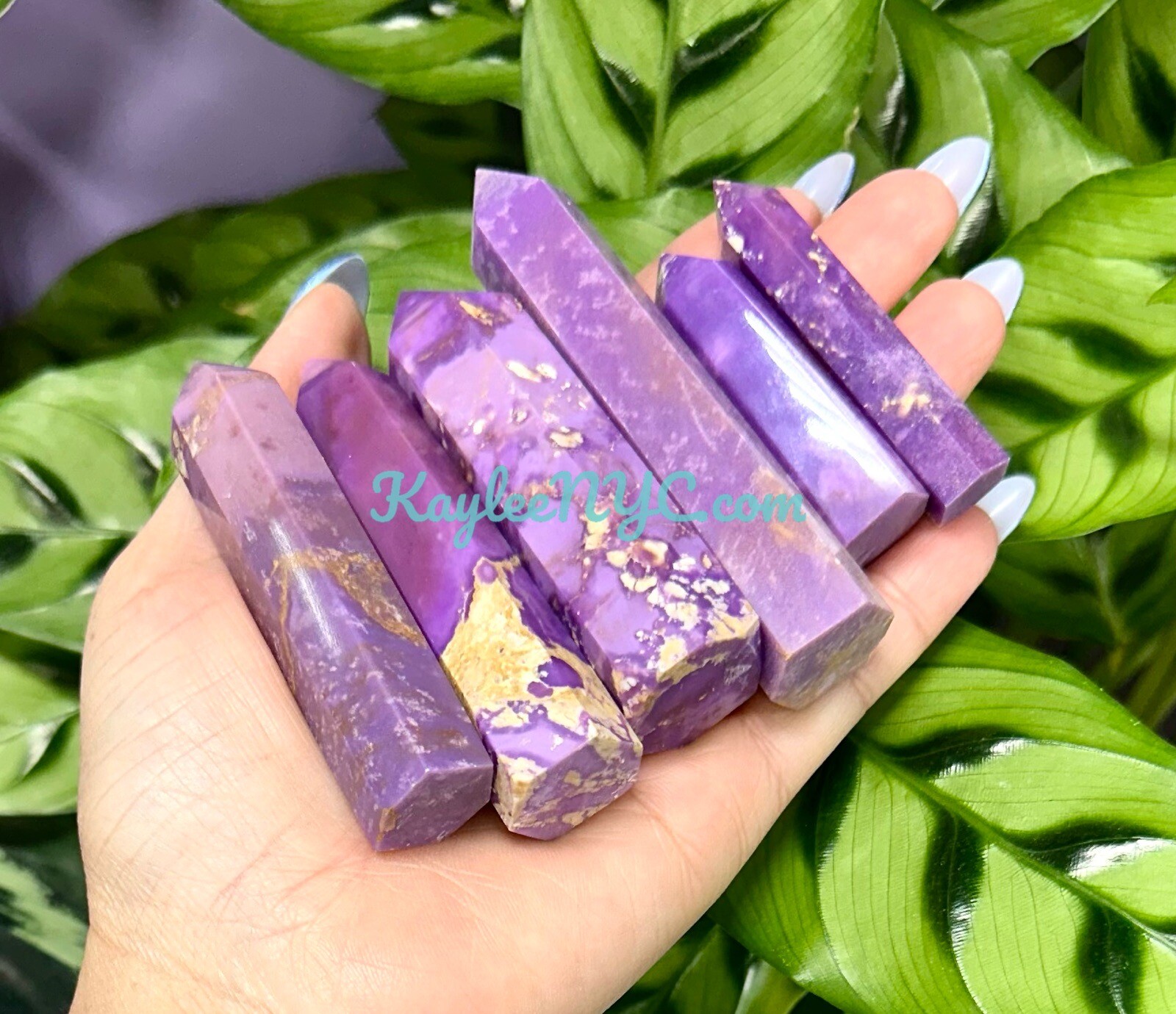 Wholesale Lot 1 Lb Natural Phosphosiderite Obelisk Tower Point Crystal