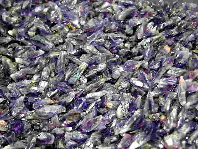 Amethyst crystals 1/4 pound lots gemmy grape violet Tanzania smaller 1/8-1 inch