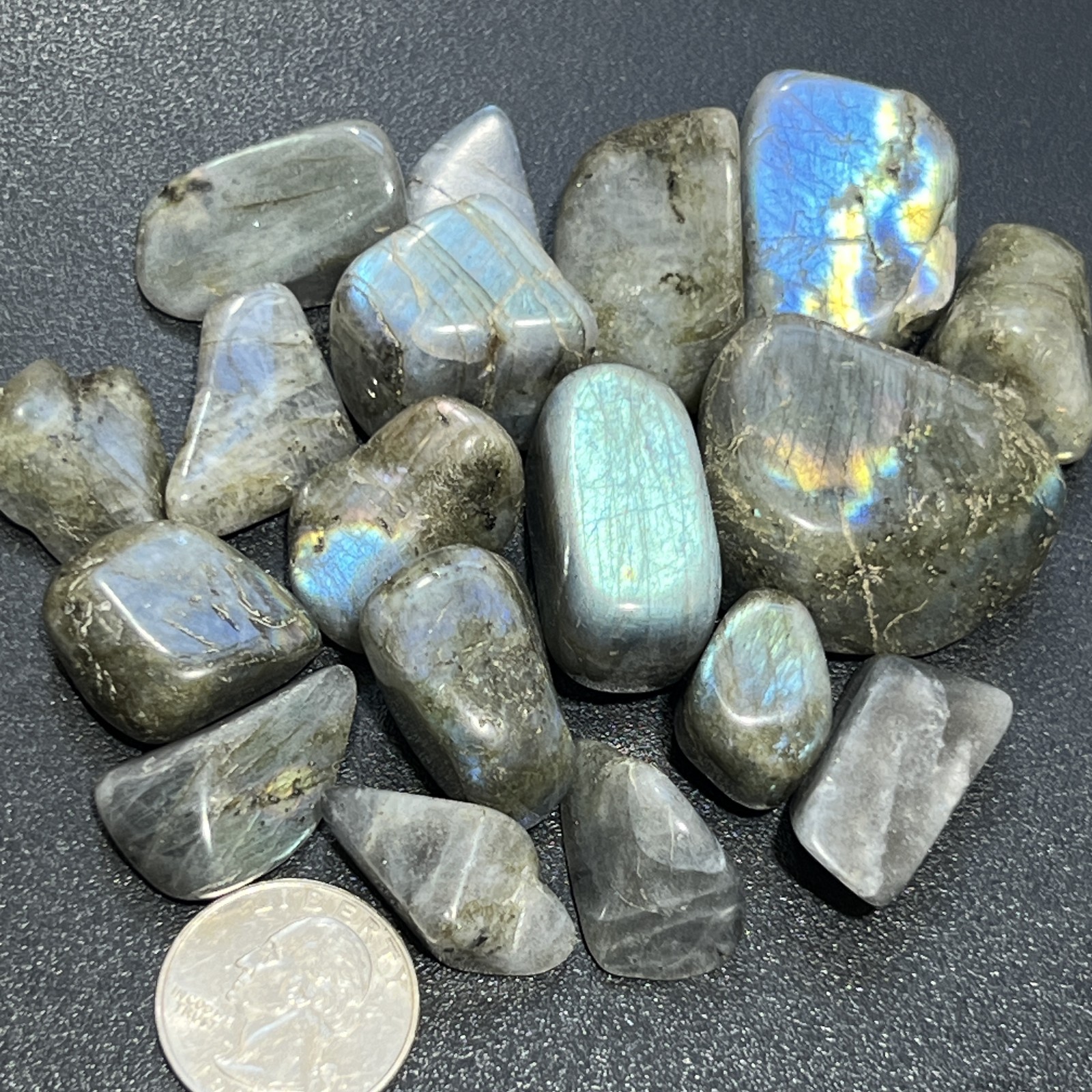 Labradorite Tumbled Stones (By The Piece Or Pound) Wholesale