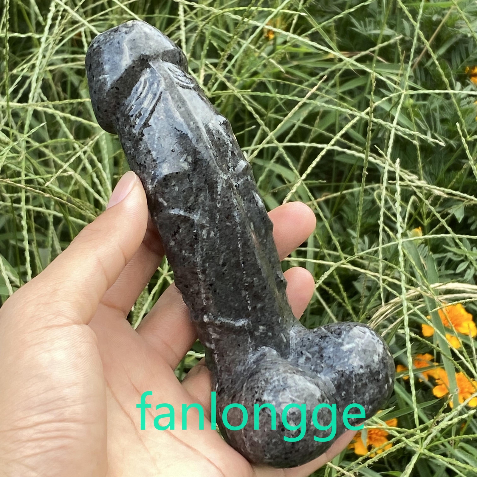 6″ Wholesale Natural Yooperite male penis Quartz Crystal Carved Figurines 1pc