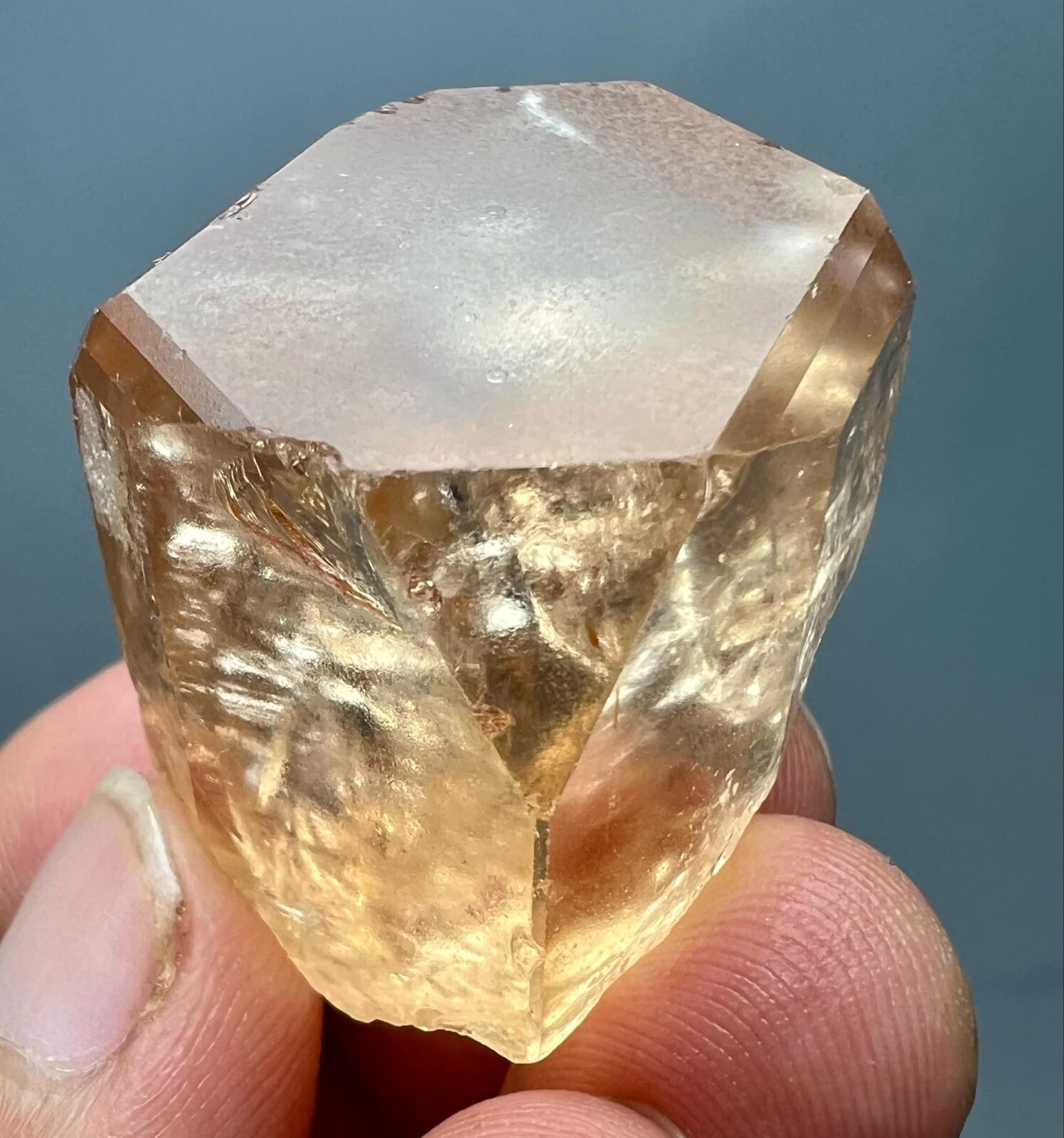 215 Carat Natural !!! Eye Clean Top Honey Color Topaz Huge Crystal @PAK