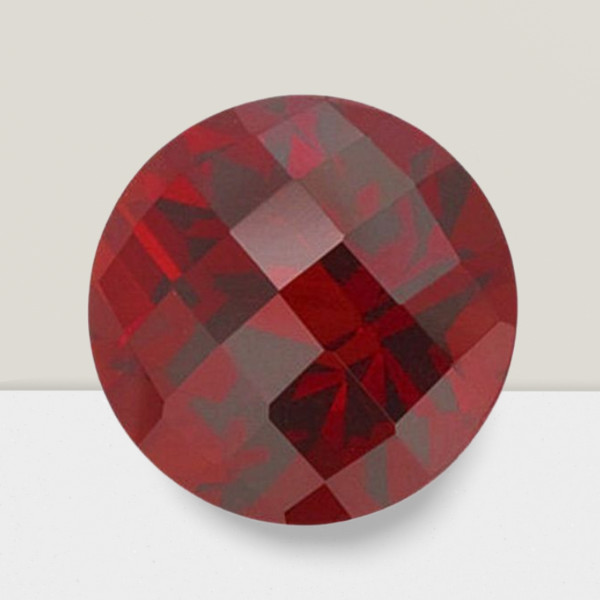Garnet Round Cut Gemstone 3.50 Cts – 10 mm Lustrous Loose Gem