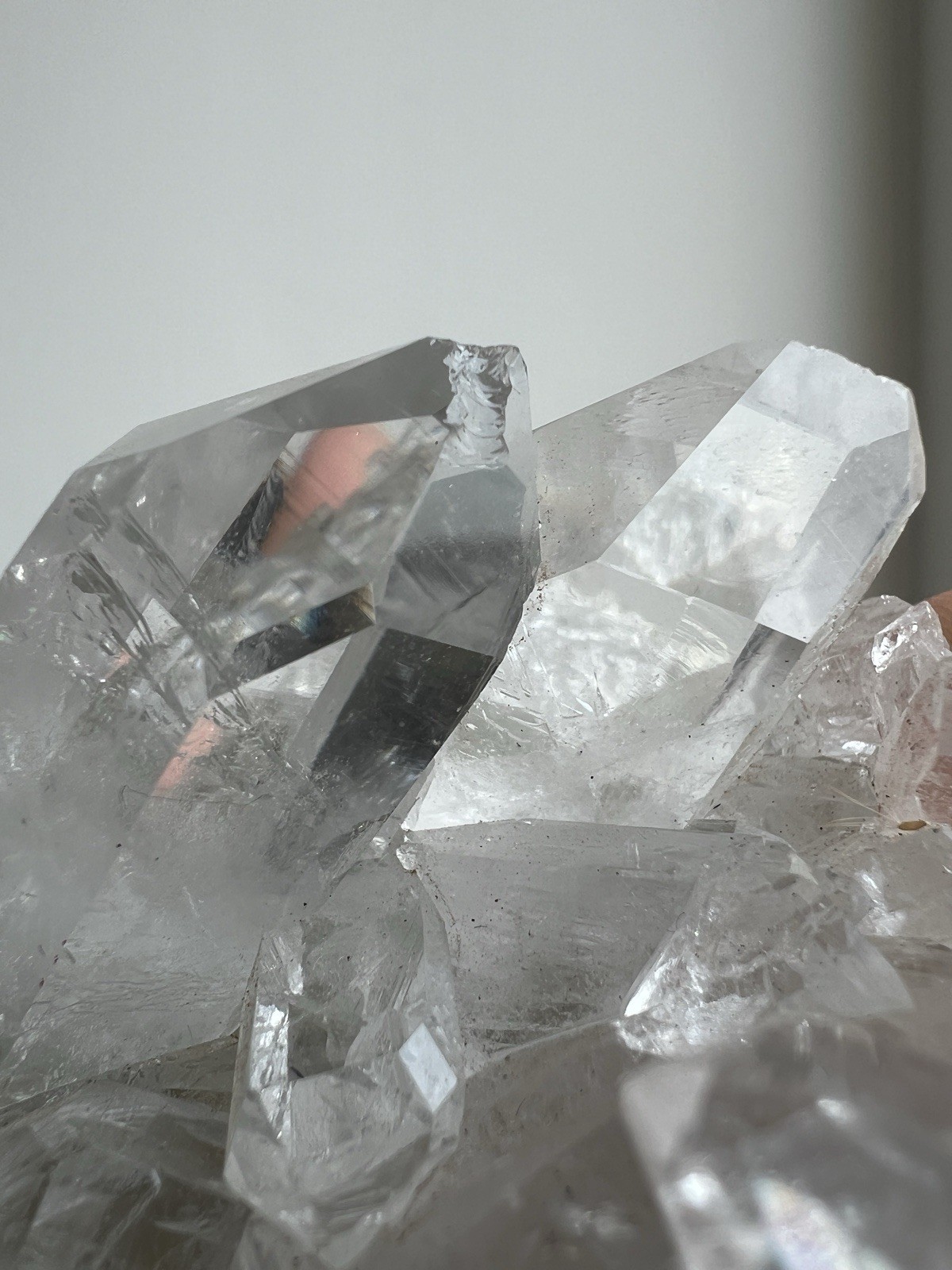 290g – Raw Lemurian Cluster | Zeca de Souza | Brazil