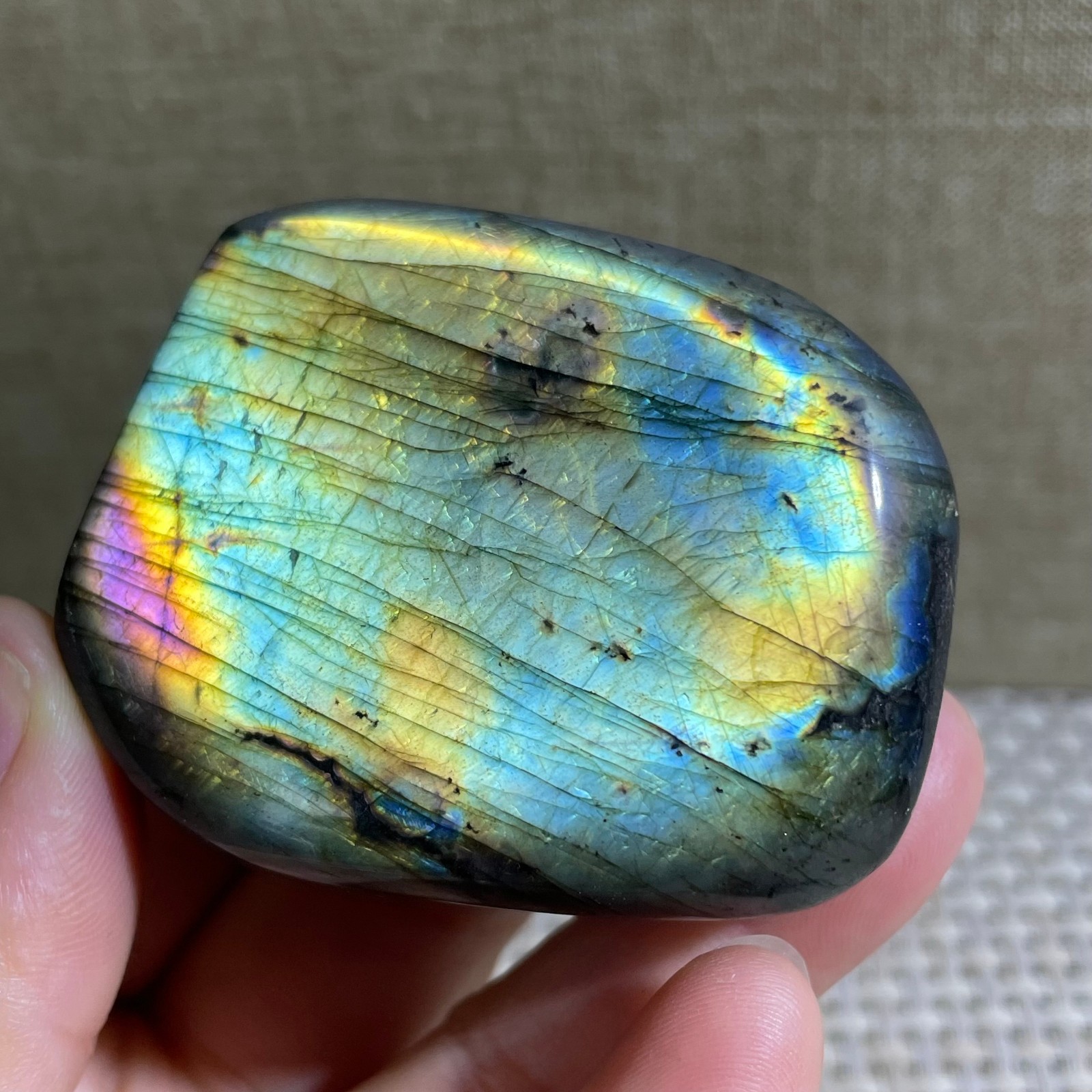 Natural Labradorite Crystal gemstone rough original Specimen 120g