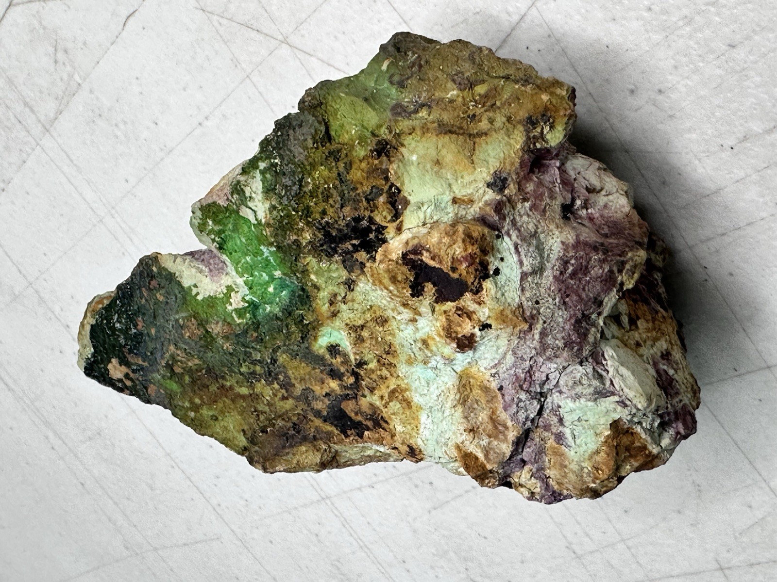 Natural Diopside Crystal Specimen Quartz Rough Rock Matrix 365g Italy