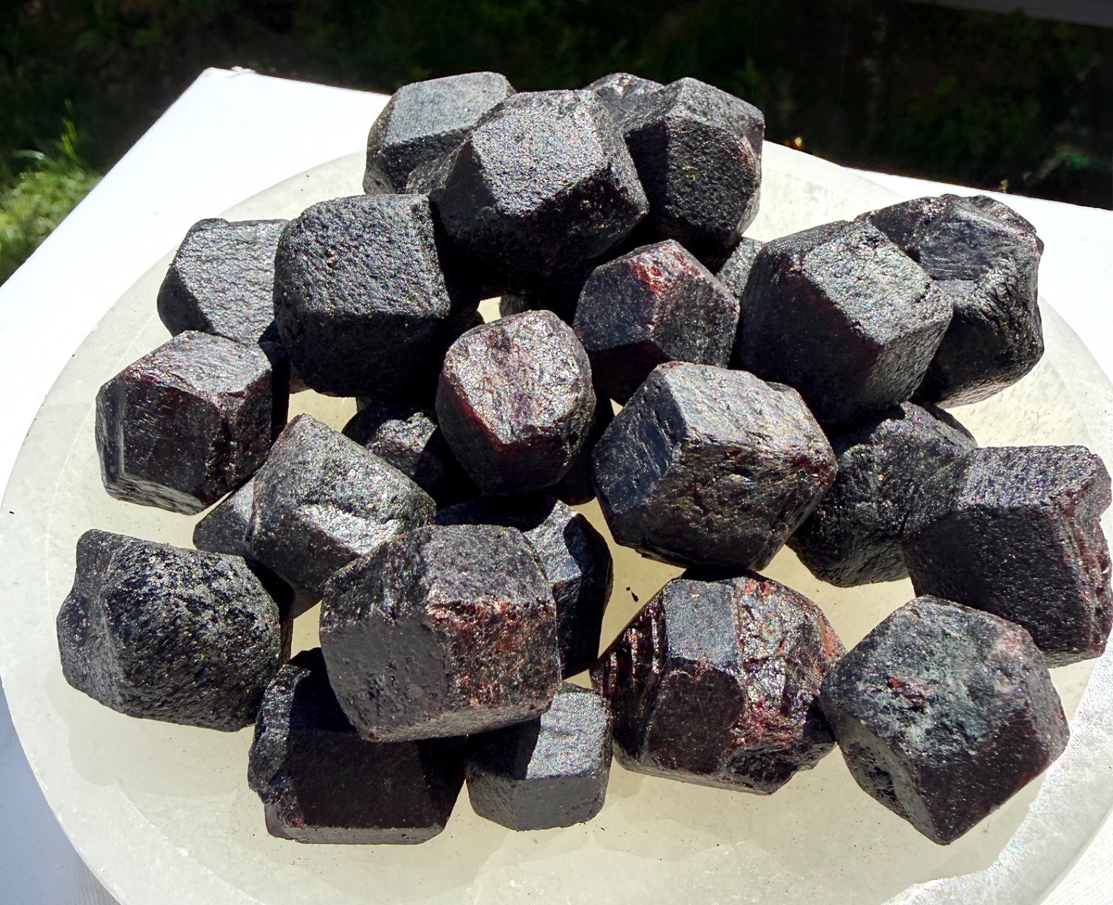 Wholesale Lot 2 Lbs Natural Garnet Rough Crystal Healing Energy