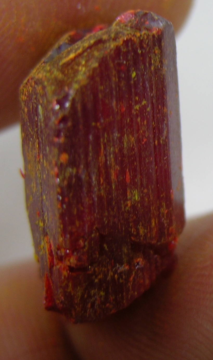 #5 Peru 21.80ct 100% Natural Rare Rough Red Realgar Crystal Specimen 4.35g 18mm