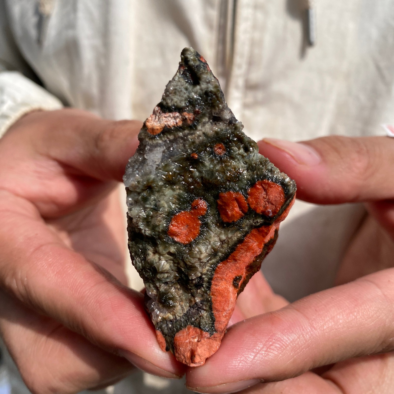 0.2lb Raw Natural colourful ocean jasper quartz crystal rough mineral specimen