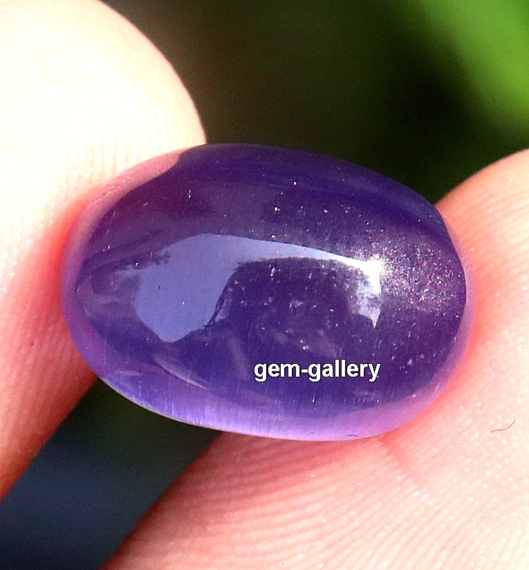 9 Ct Purple Amethyst Cabochon Oval Shape Certified Natural Loose Gemstone
