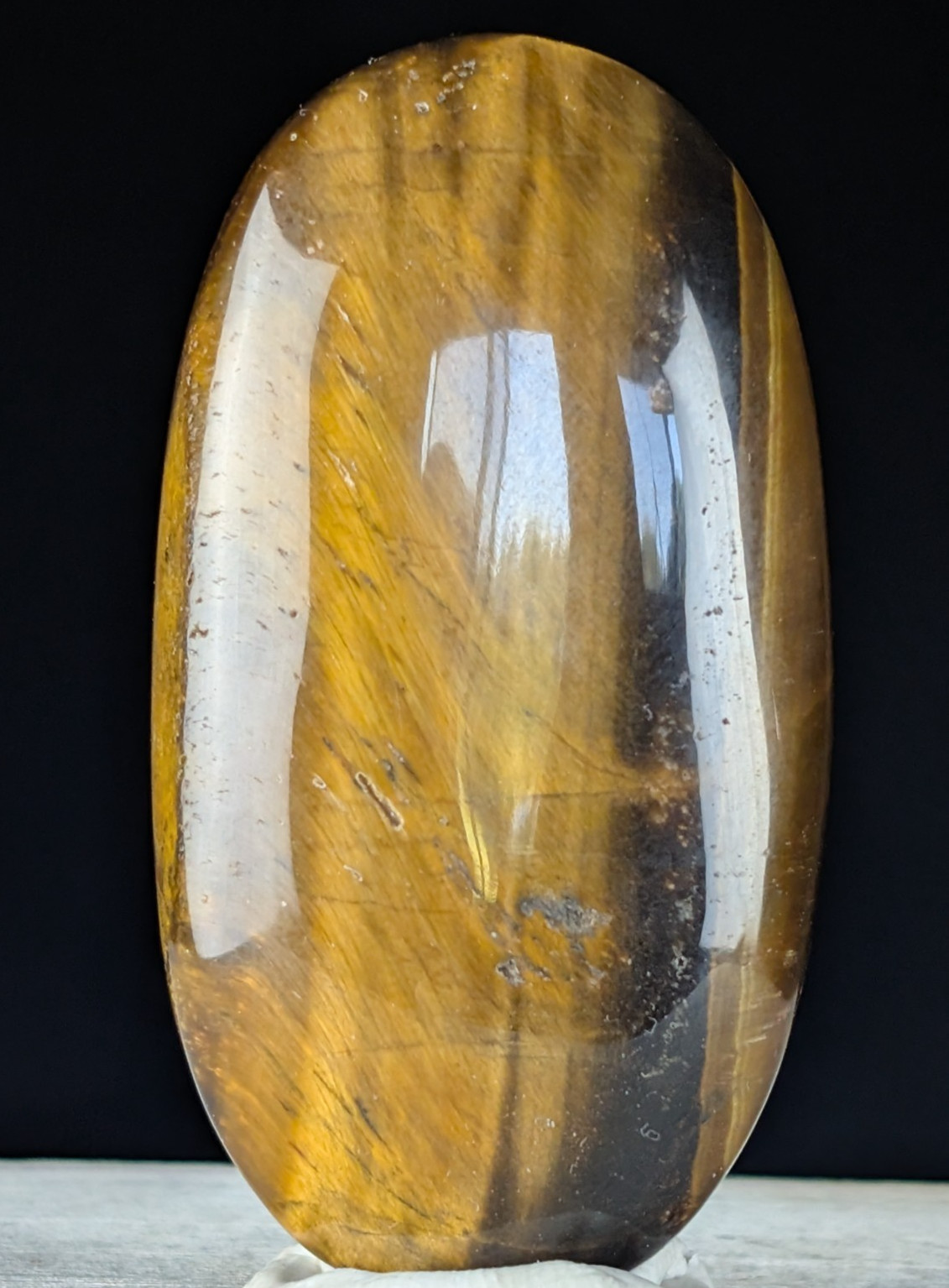 Tiger Eye Palm Stone Crystal Palmstone Worry Fidget Gemstone Tigerseye Chakra