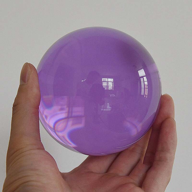 Natural 50mm Multi-Color Magic Healing Crystal Ball Sphere Quartz Balls Crafts