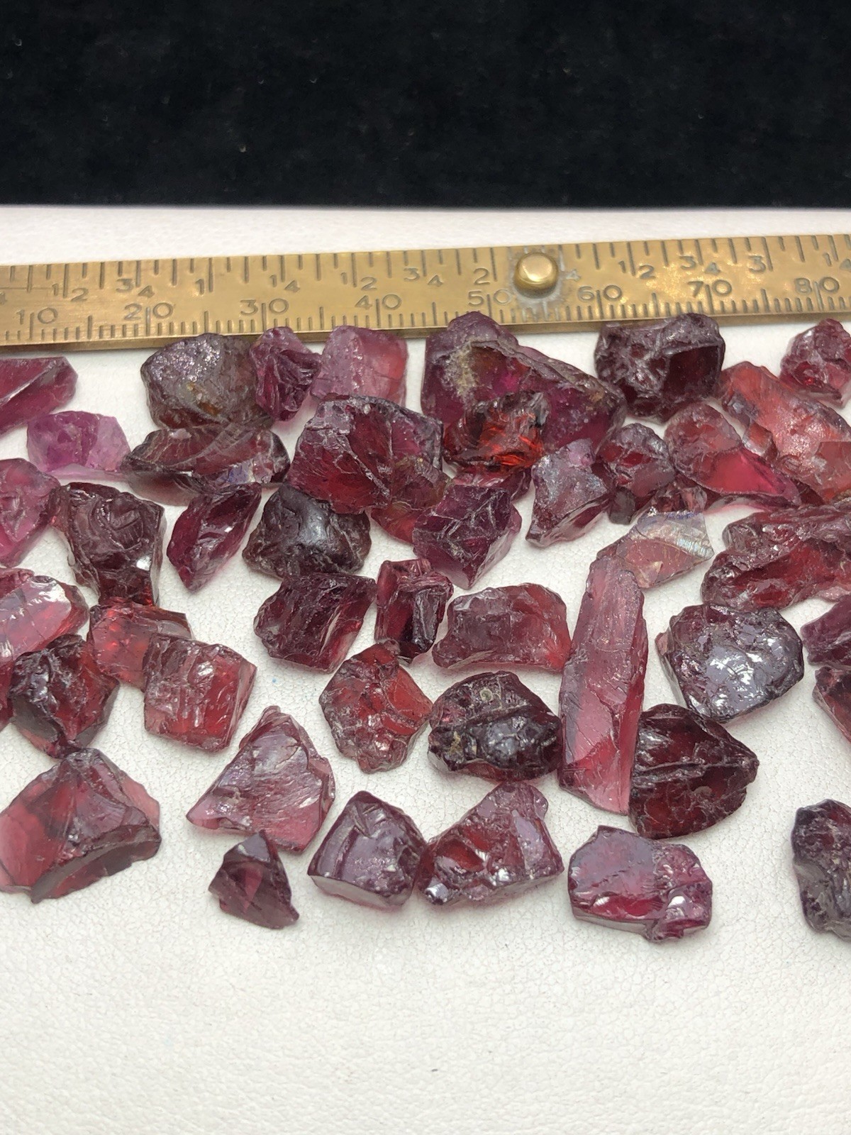 40 Gram / Beautiful Natural Rough Garnet Ready For Fancy Faceted Cutting,