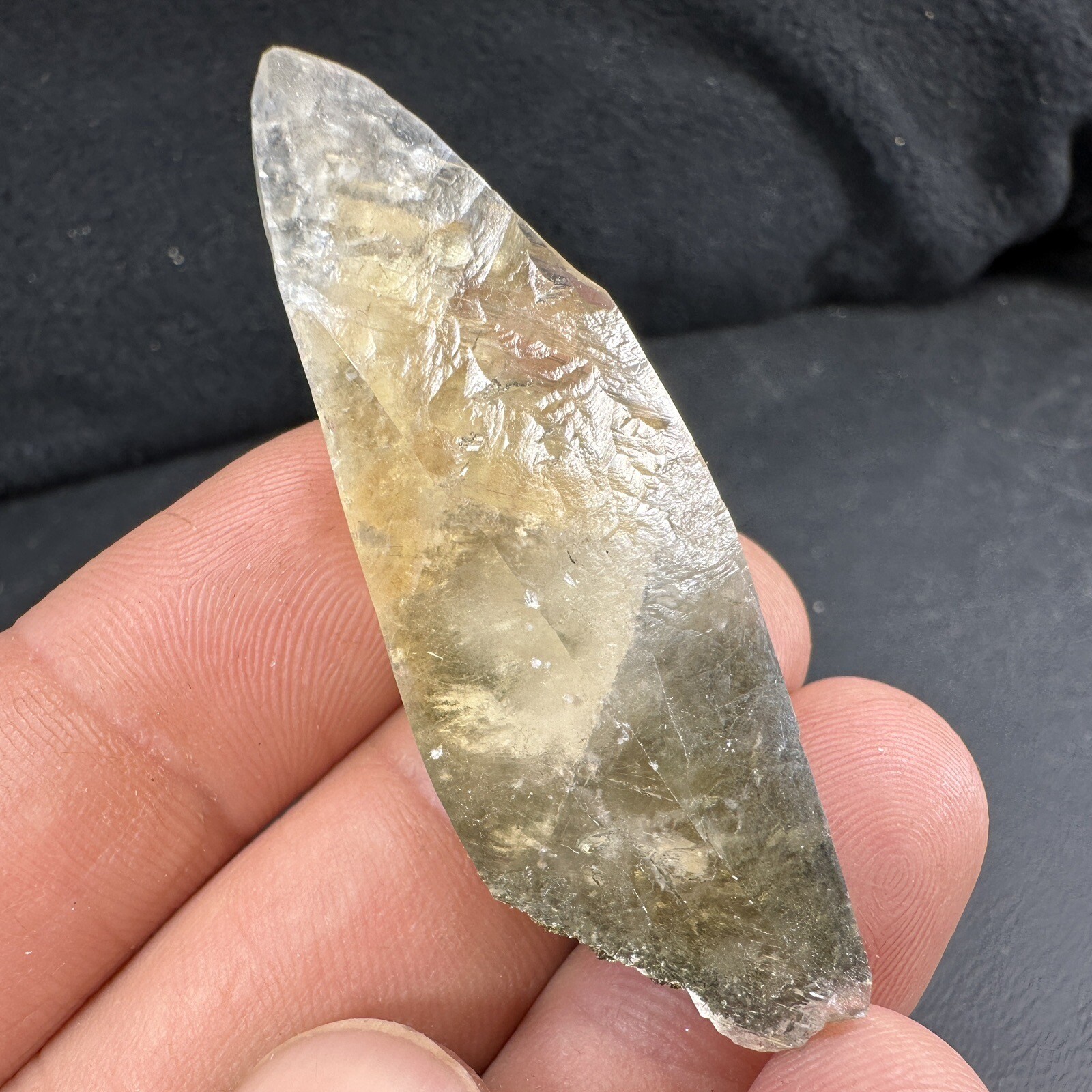 Calcite Crystal with Chalcopyrite Matrix / Missouri