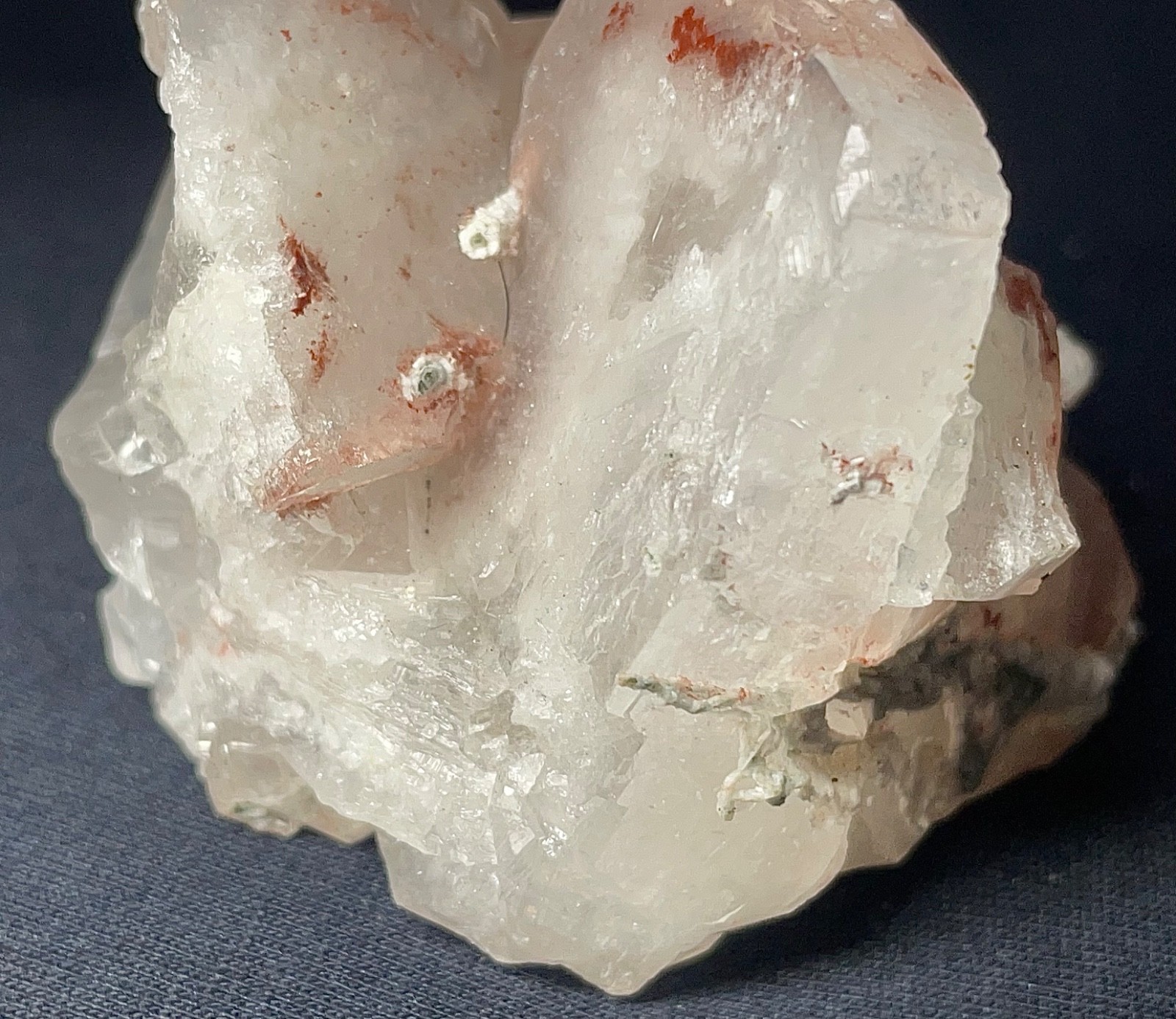 Natural red Apophyllite crystal specimen 146 gr 6.6×7.5×5.5 cm video