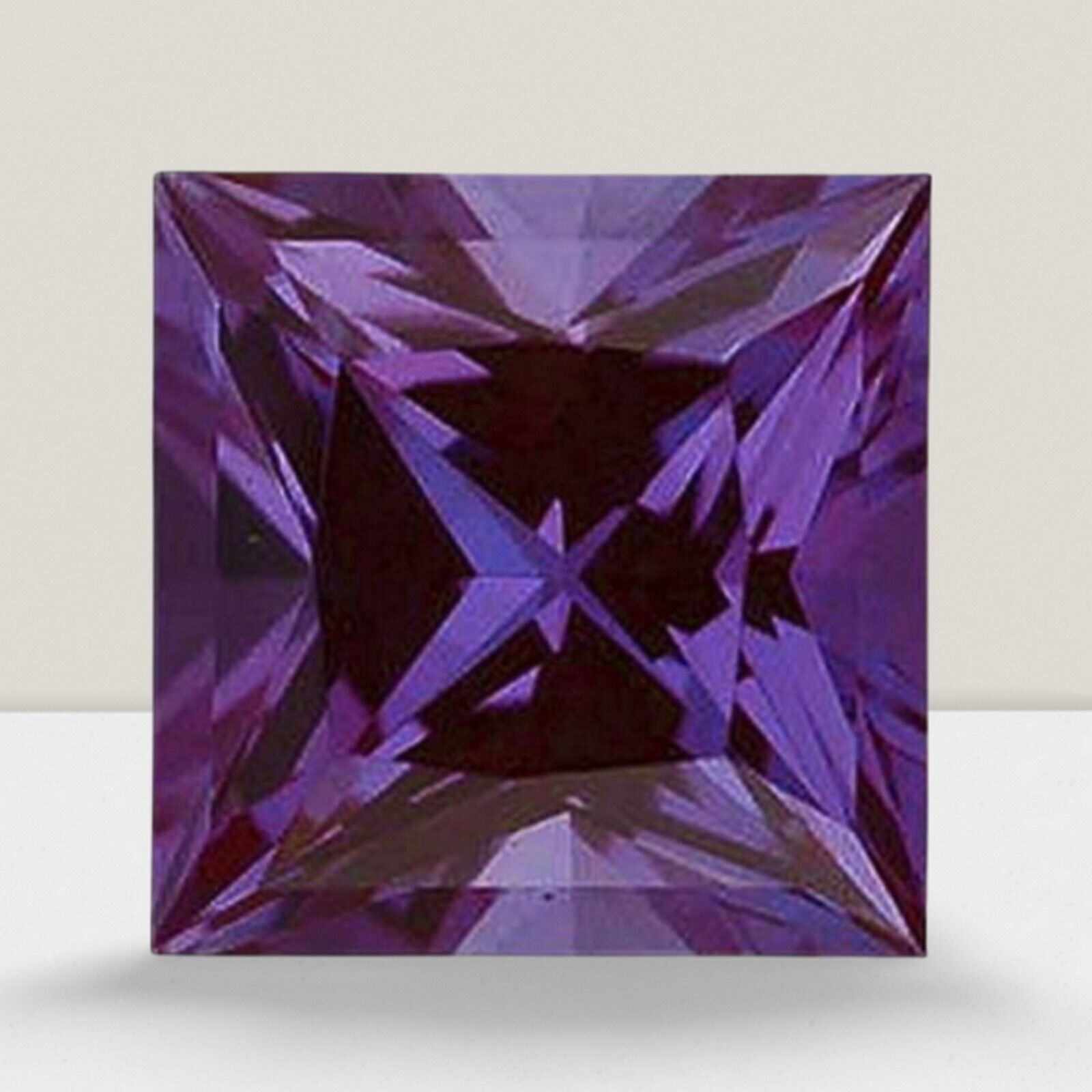 Alexandrite Square Cut Gemstone 1 Cts – 6 mm Lustrous Loose Gem