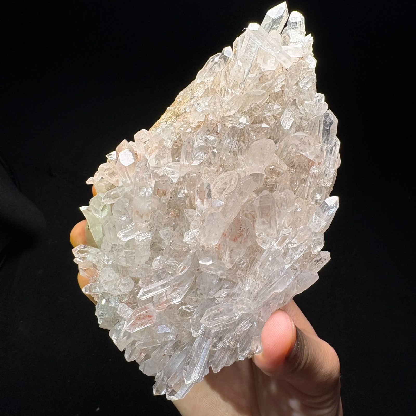 Natural Clear Quartz Cluster Specimen Raw Mineral Crystal Healing Energy Clarity