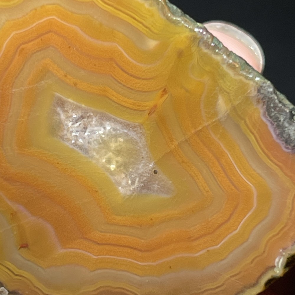 Unique Rough Agate crystal geode Achat Nodule Chinese Agate Xuanhua 32g D738