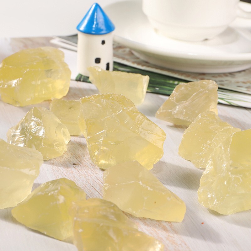 Unique Rough Citrine Crystal Stone Natural Protection Healing Gift Raw Stone