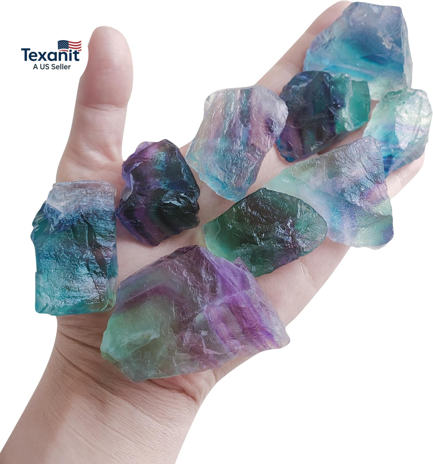 1 Lb Rough Crystals Bulk Raw Healing Stones for Tumbling, Wire Wrapping, Wicca R