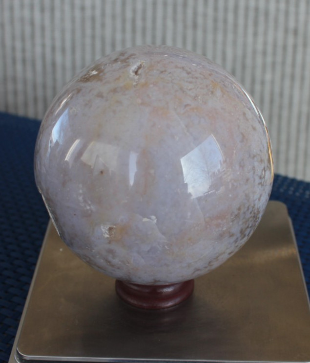 BUBBLE OCEAN JASPER SPHERE 77.7 MM/ 610.2 GRAMS
