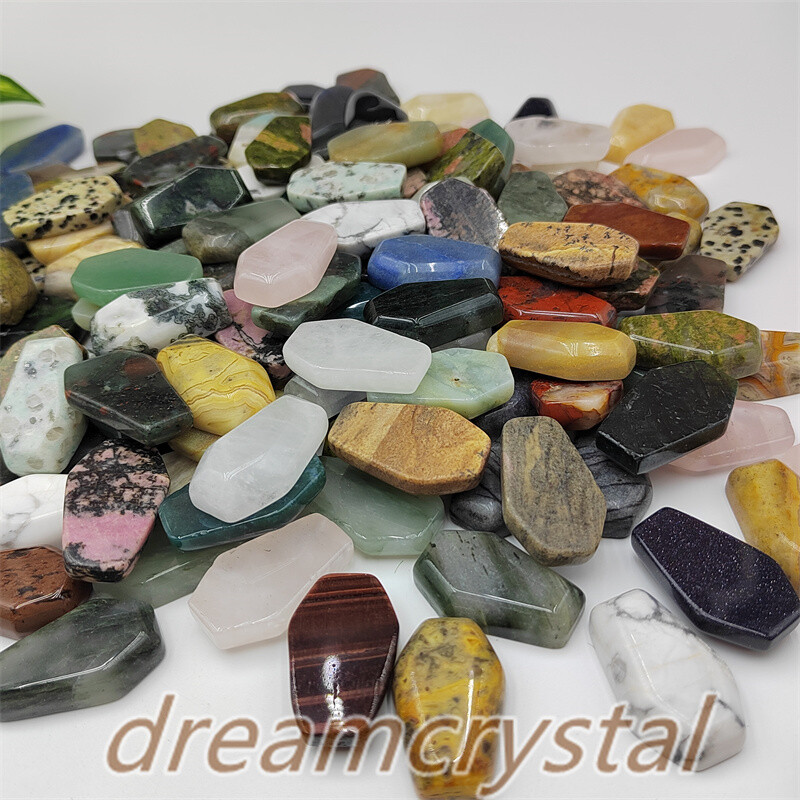 100pcs MIX Natural Crystal Coffin Quartz Crystal Skull Reiki Gift Wholesale