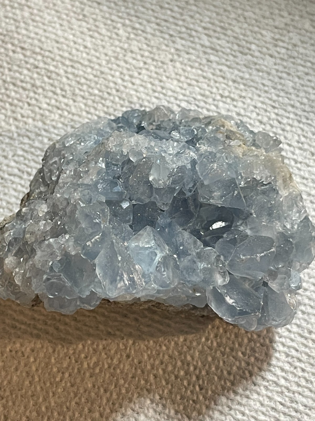 Celestite Geode Sky-Blue Crystal Cluster “Stone of the Angels” Fragile