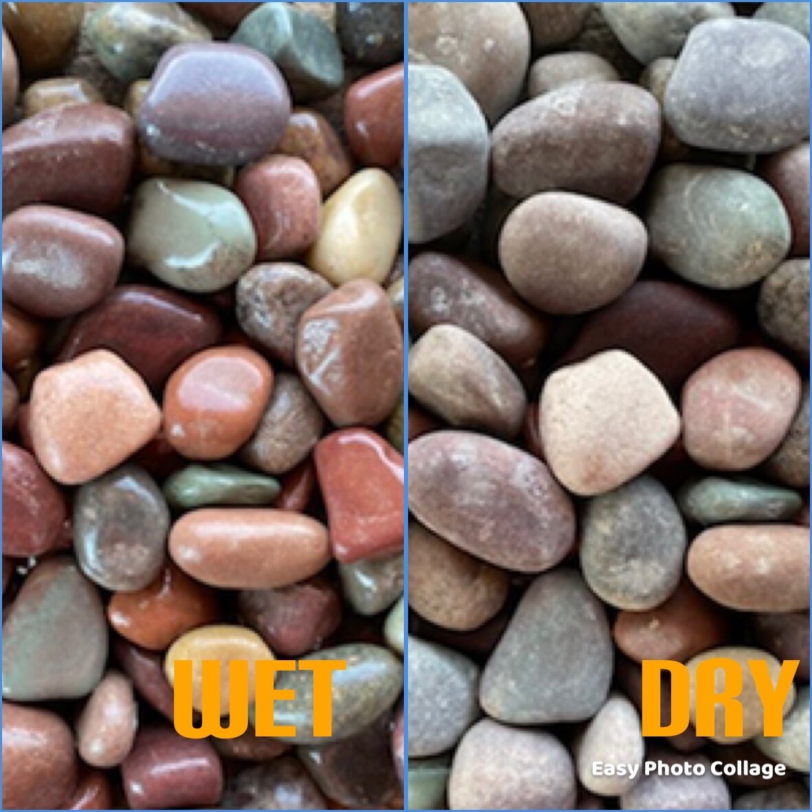 16lbs Colorful Rainbow stones 1″ aquarium terrarium rocks Planters natural