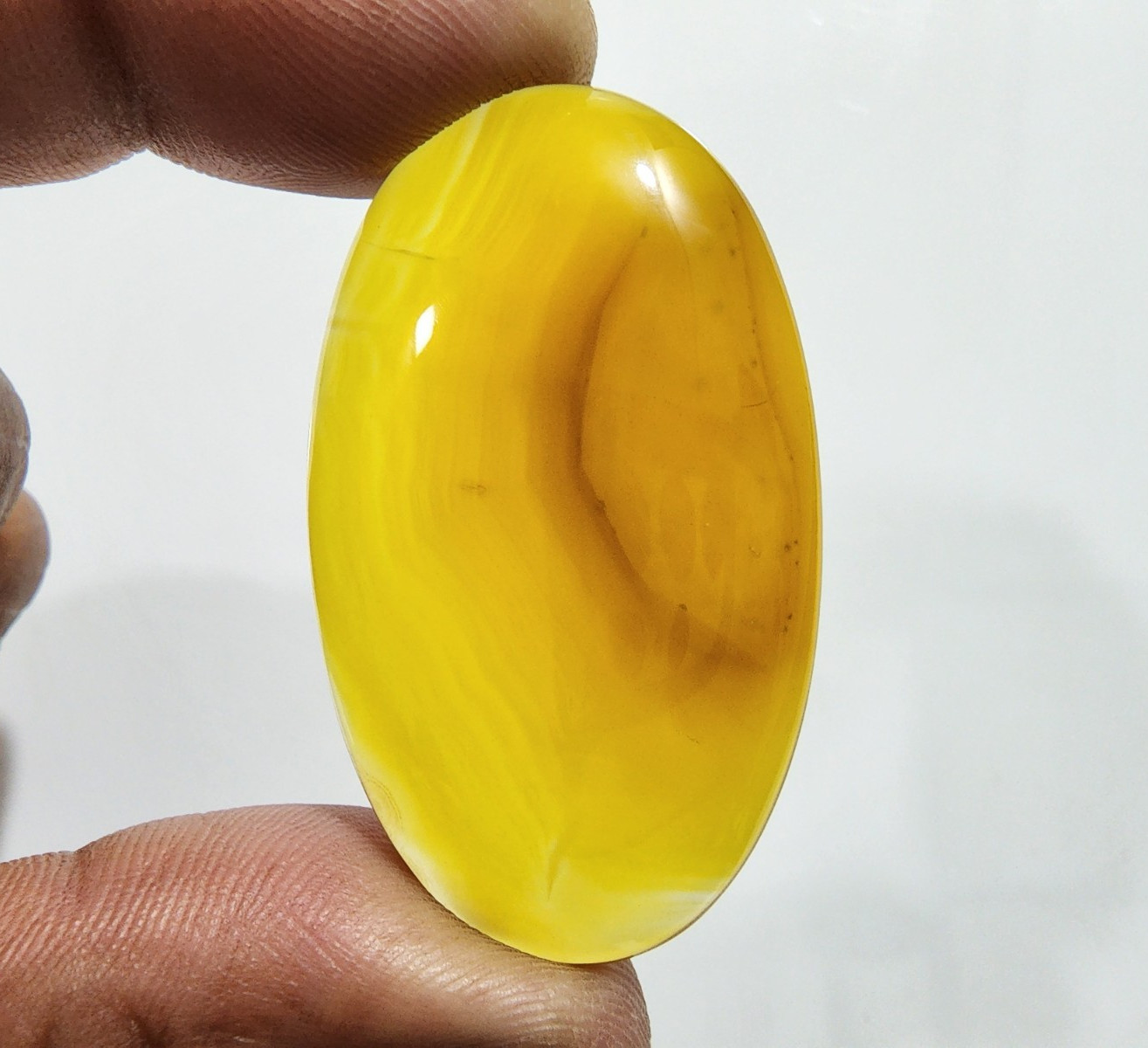 91.15 Crt 100% Natural Yellow Onyx Oval Shape Cabochon Loose Gemstone Jewelry