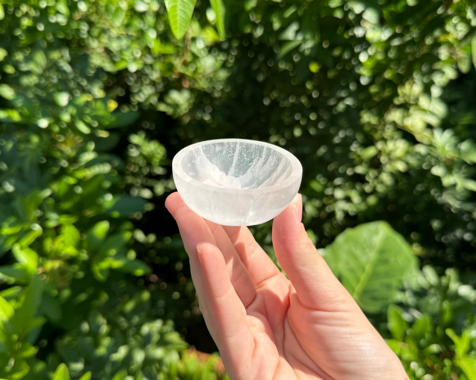 Selenite Charging Bowl, Small 2″ Offering Bowl (Cleanse & Charge Crystals)