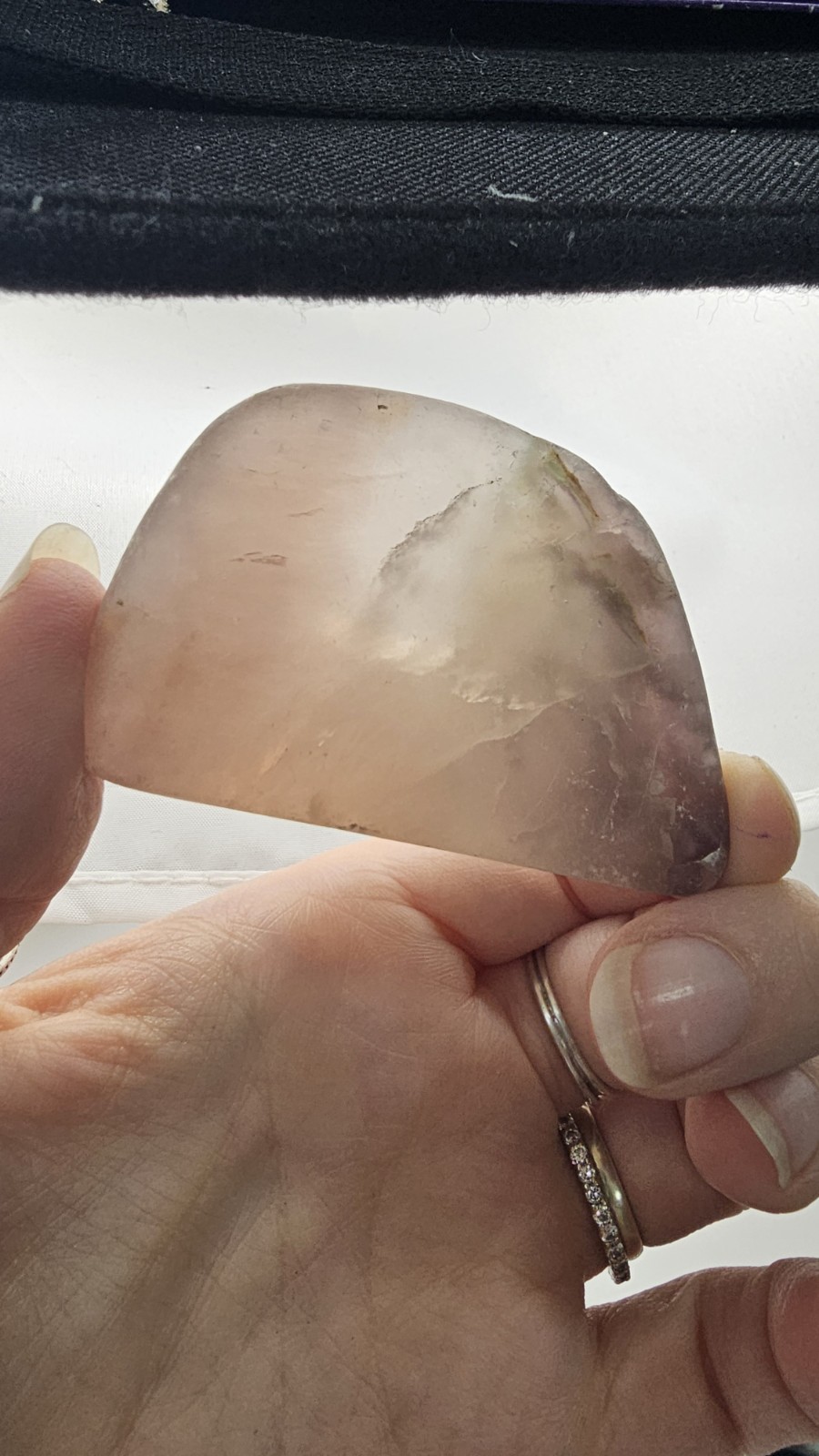 ✨️SALE✨️ Rainbow Fluorite Crystal Raw Rough chunk 103g 6.5cm