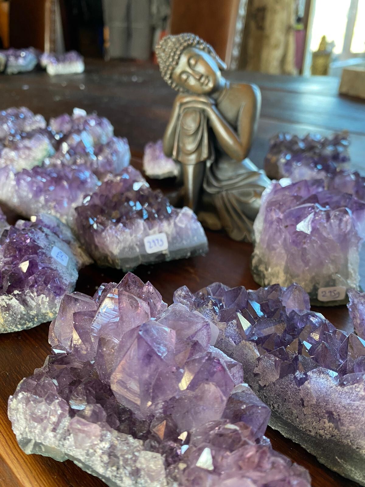 Premium High Grade Amethyst Druzy Cluster Pieces 200g to 300g approx. 10-12cm