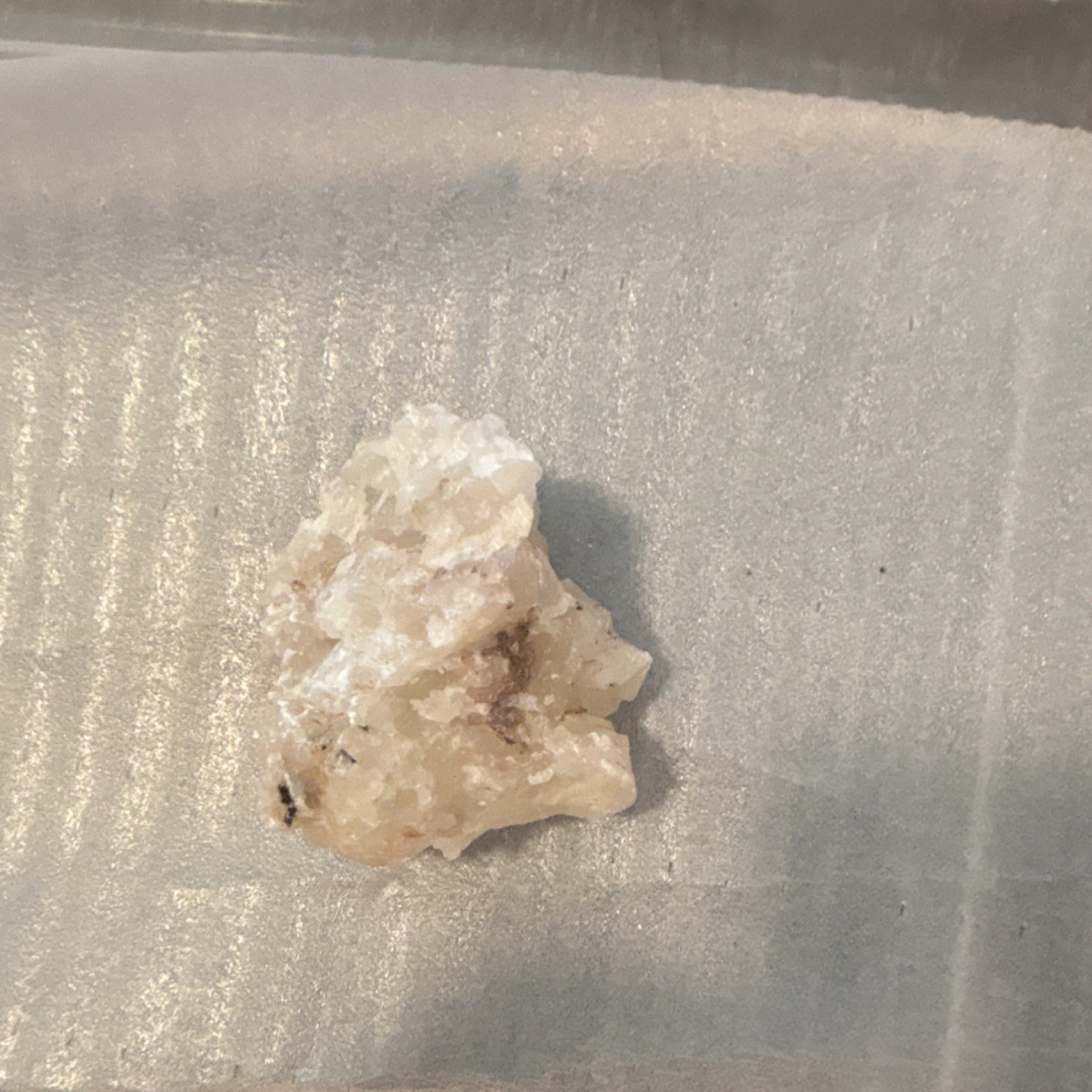 White Crystal Cluster Abundance Mineral Specimen Collectible, Approx. 3 Inches