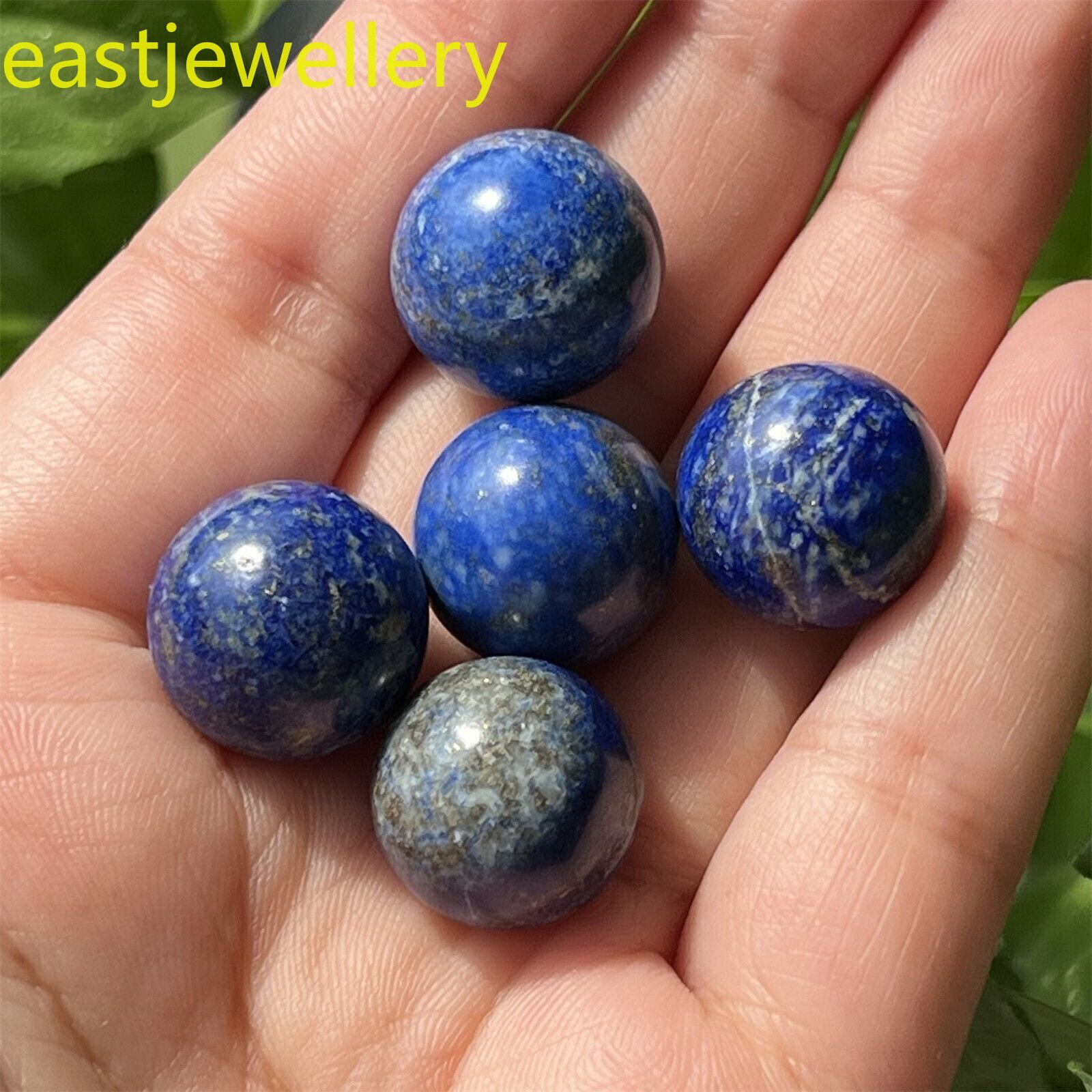 12pcs Natural Lapis Lazuli jasper ball quartz crystal carved Sphere gem 15mm+