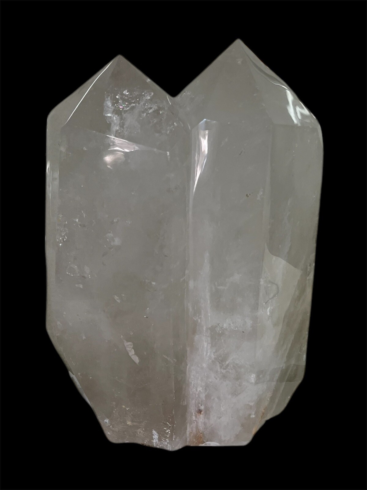 Twin Clear Quartz Tower 10 Lbs! 9” In Height