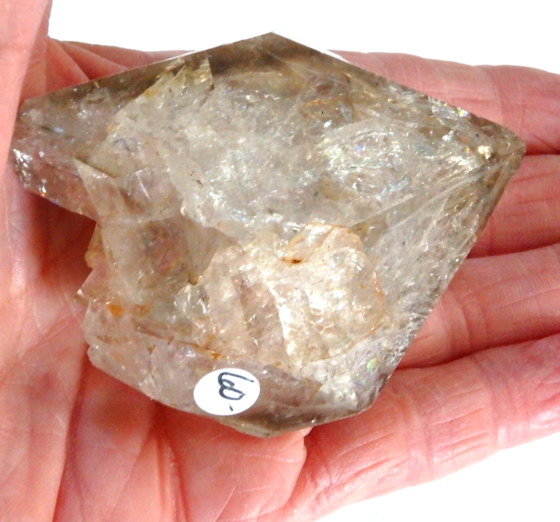 Beautiful Large Herkimer Diamond Quartz 126.2 grams Sparkles OLD STOCK