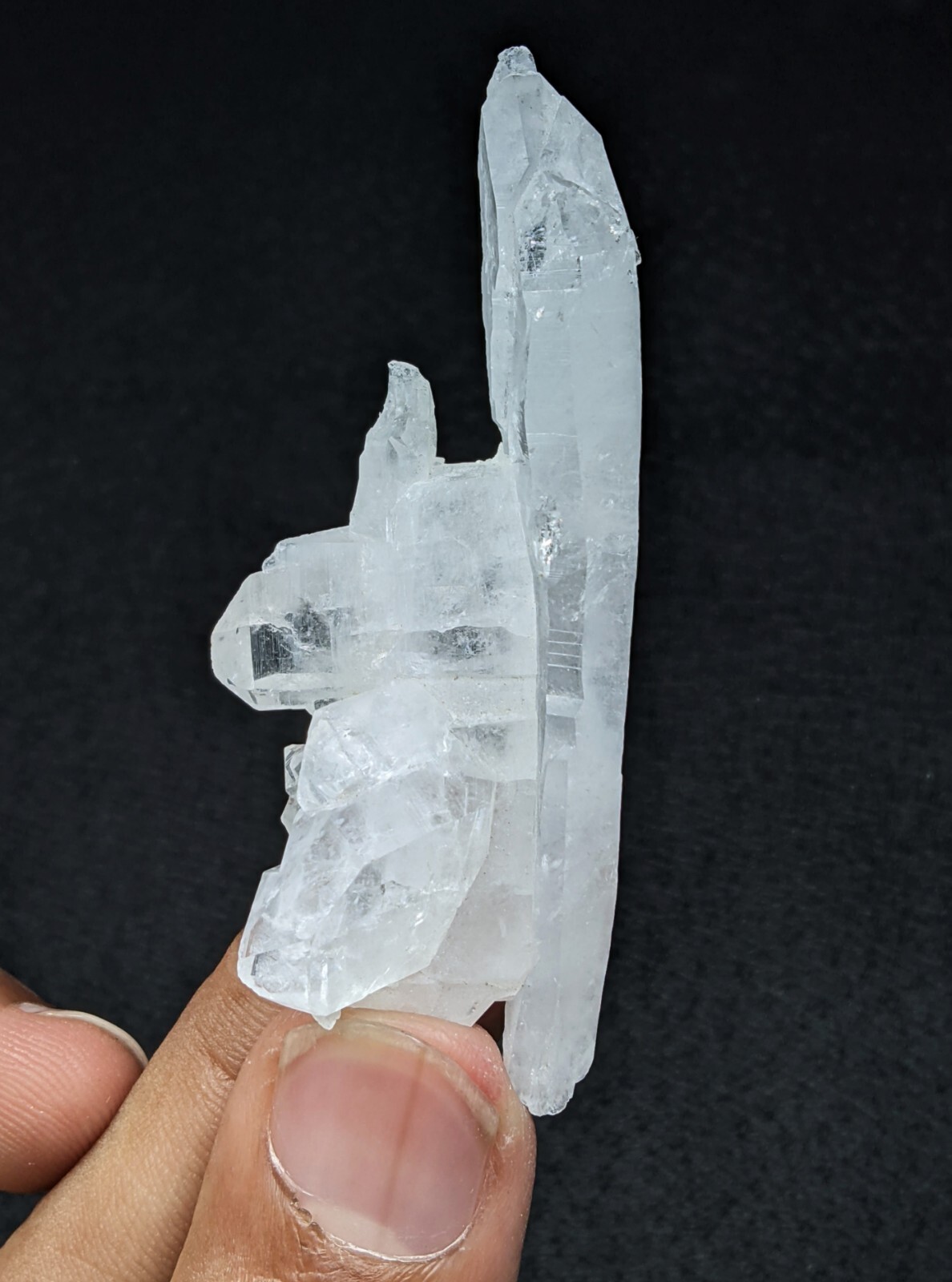 Quartz Clusters With Nice Termination ( 9 Pcs Lot)From Balochistan Pakistan