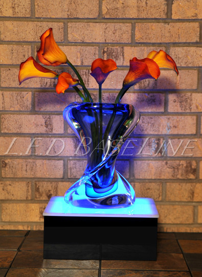 12×12 LED Lighted Display Stand Pedestal for Art Crystals Flowers