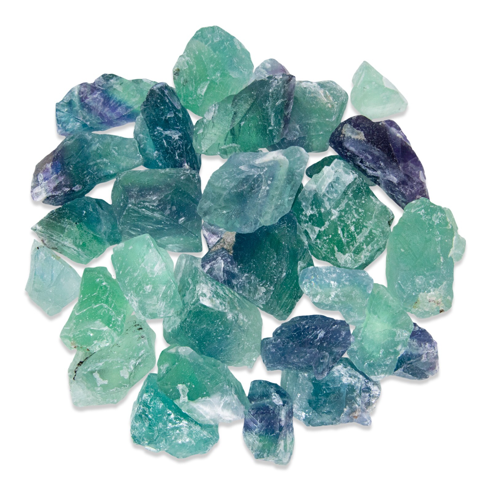 Raw Fluorite Crystals – Bulk Rough Stones – Healing Crystals Natural Gemstones