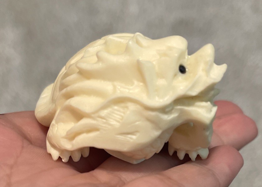1pc Resin Tagua Nut Style Longevity Turtle Reiki Healing Gift