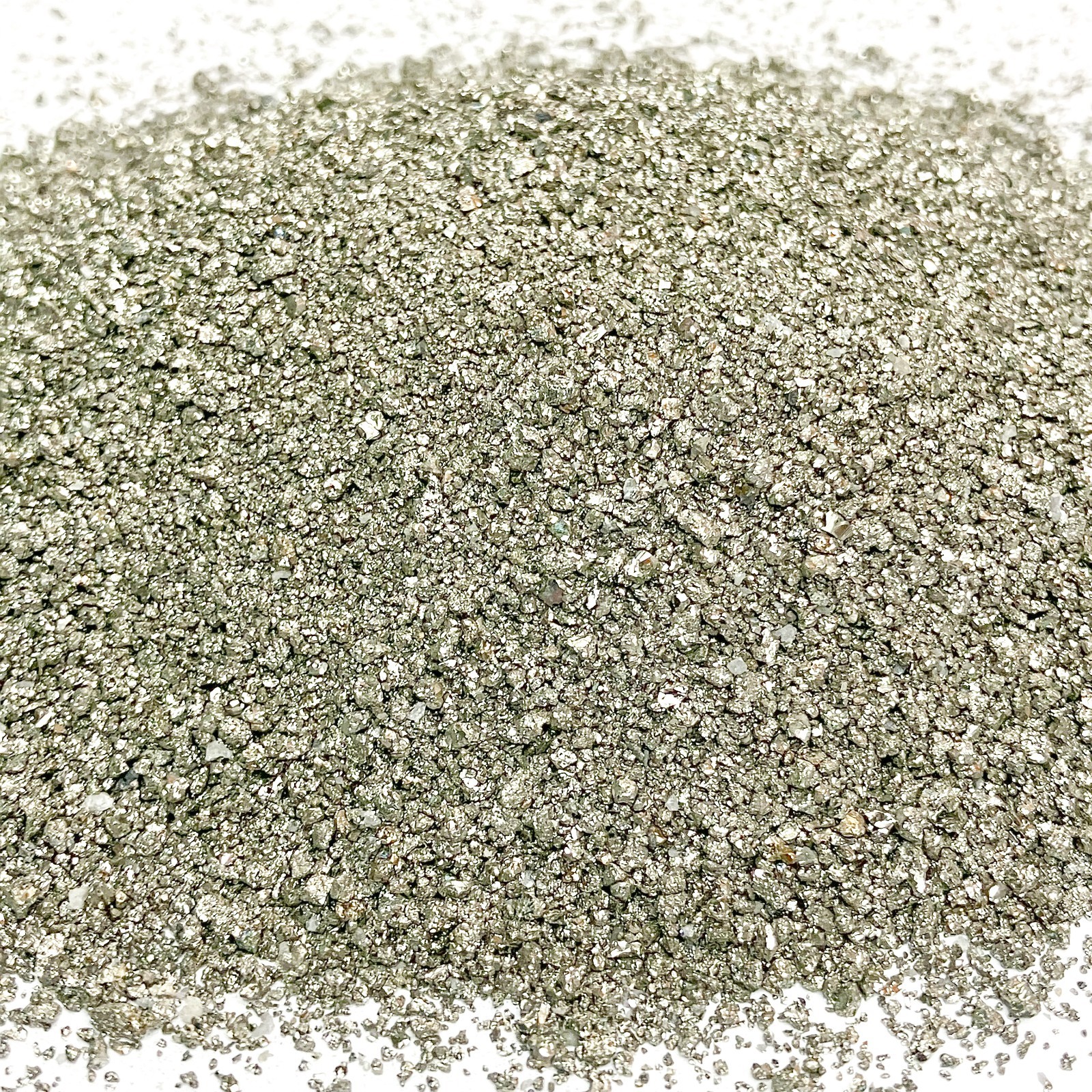 Crushed Cocada Pyrite Sand, 0.25mm-2mm for Resin Jewelry & Art, Closeout Deal