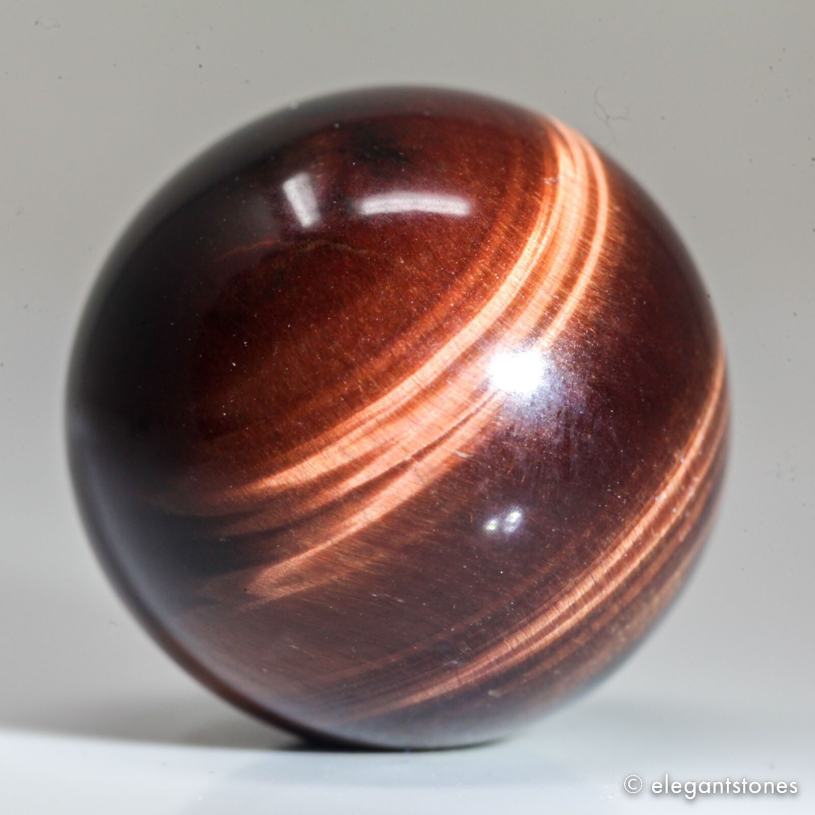 24g26mm Red Tiger Eye Sphere Crystal Ball Natural Quartz Healing Gemstone Chakra