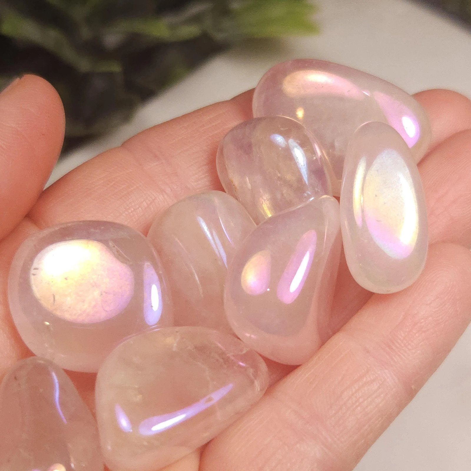 Aura Rose Quartz Crystal