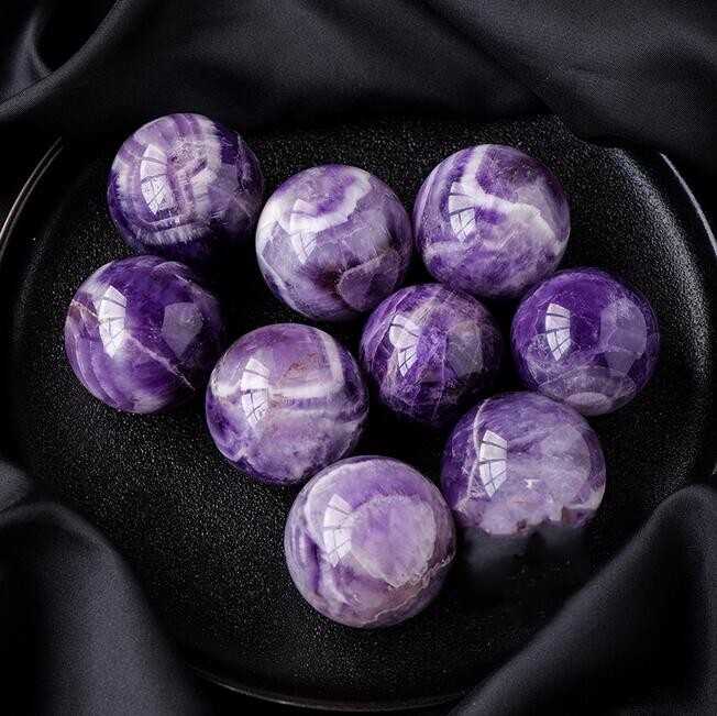 16mm-80mm Solid Gemstone Polished Rocks Minerals Crystal Healing Orb Ball Sphere